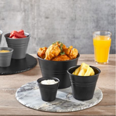 Melamine Round Black